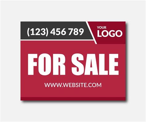 Premium Vector | Land for sale home for sale yard sign design