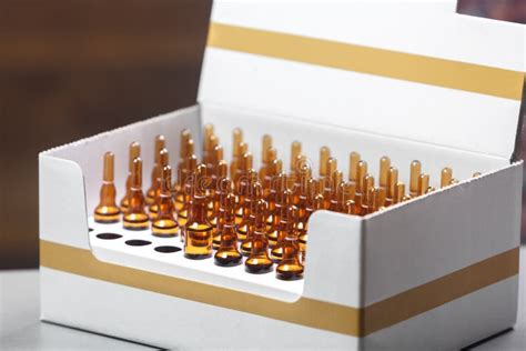 A Set of Ampoules for Injection in a Box Stock Image - Image of antidote, elixir: 192733457