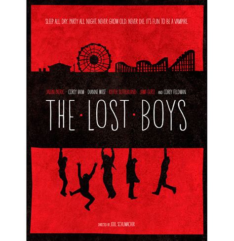 Alternative movie poster for The Lost Boys by Wonderbros