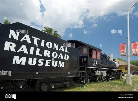 Train on exhibit at the National Railroad Museum in Green Bay Wisconsin ...