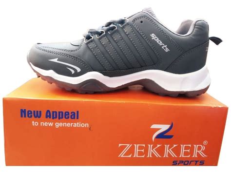 Zeeker Men Grey Zekker Running Shoes, Size: 6-10 at Rs 255/pair in New ...