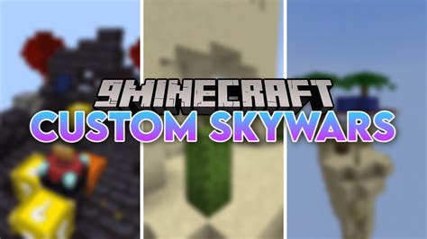 Custom SkyWars Map (1.21.3, 1.20.1) - Have Fun With Your Friends! - 9Minecraft.Net