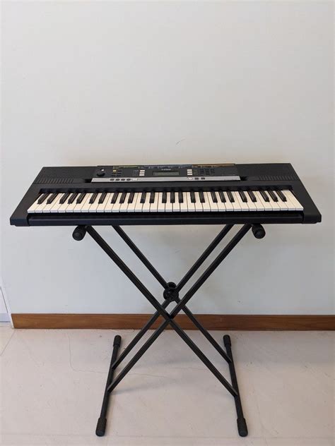 Yamaha Keyboard PSR E243 + stand, Hobbies & Toys, Music & Media, Musical Instruments on Carousell