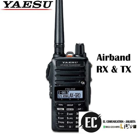 Jual HT Yaesu FTA-250L Airband Radio Pesawat ORI Baru FTA250L FTA250 | Shopee Indonesia