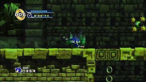 [HD] Sonic 4 - Lost Labyrinth Zone Act 3 (Underwater Maze Escape) - YouTube