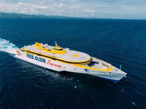 Fred. Olsen's New Ferry Completes Sea Trials