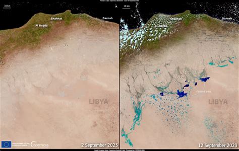 Storm Daniel Causes Flooding in Libya | Copernicus