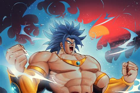 Broly - Legendary Super Saiyan Blue by Akujin-b0x on DeviantArt