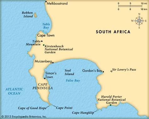 Cape Of Good Hope Map