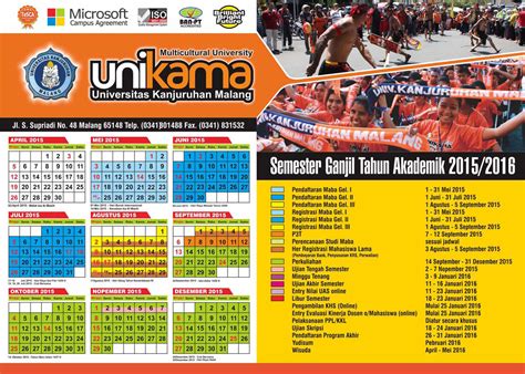 Kalender Akademik 2015/2016 UNIKAMA – Biro Administrasi Akademik – BAA ...