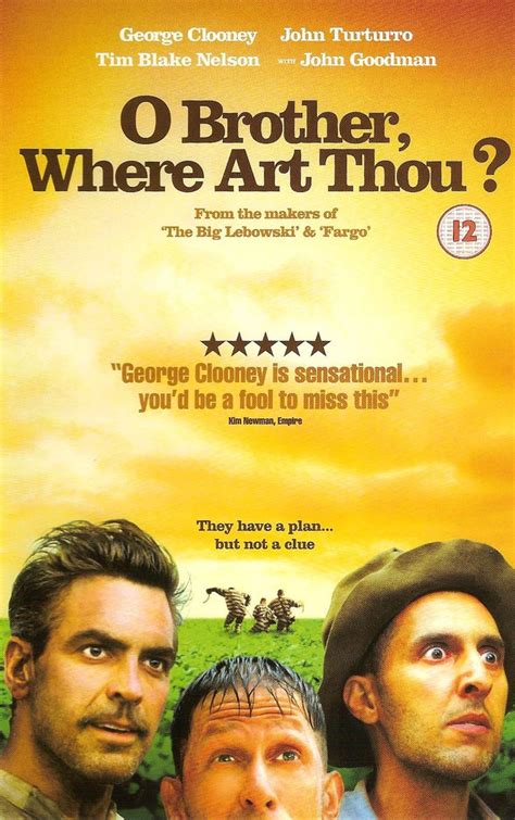 Oh Brother Where Art Thou? - George Clooney film (old video cover) | Brother where art thou, Art ...