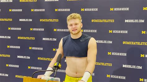 Michigan DE Aidan Hutchinson: Beating Michigan State 'Is A Requirement' - YouTube