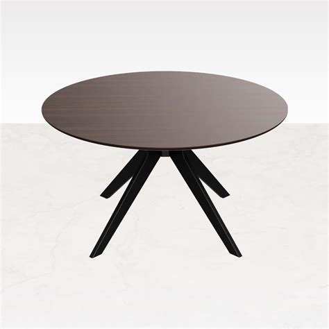 Round Walnut Dining Table (Arched frame) | Aime Té