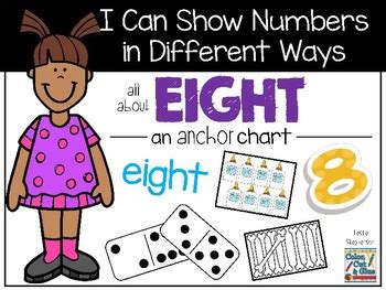 I Can Show Numbers in Different Ways - Eight - an Anchor Chart | TpT