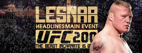 UFC 200 - BROCK LESNAR Facebook Cover by CagatayDemir on DeviantArt