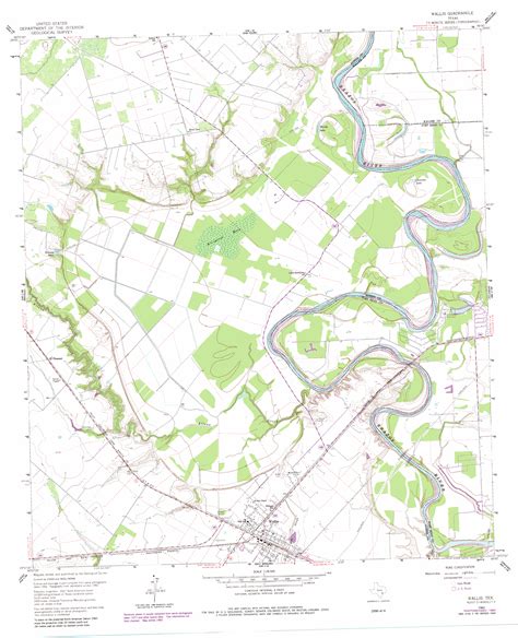 Wallis, TX Topographic Map - TopoQuest