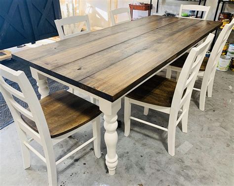 Rustic Reclaimed Farmhouse Dining Table Wide Rustic Dining - Etsy ...