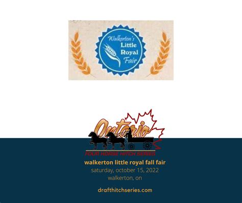 Walkerton Little Royal Fall Fair Heavy Horse Show – Ontario Four