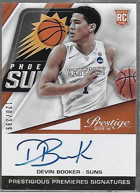 Devin Booker 15-16 Panini Prestige Phoenix Suns Autograph Rookie Card /299 RC | Heroes Sports Cards