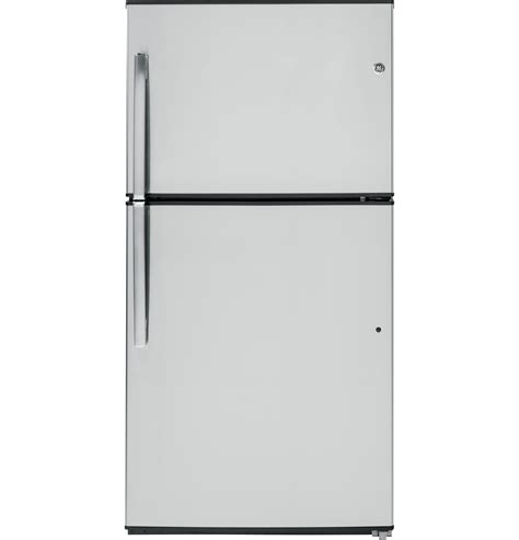 GE Appliances GTE21GSHSS 33 Inch Freestanding Top Freezer Refrigerator ...