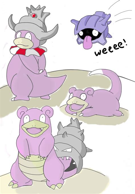 Slowpoke evolution by BlackOps-Jurio on DeviantArt