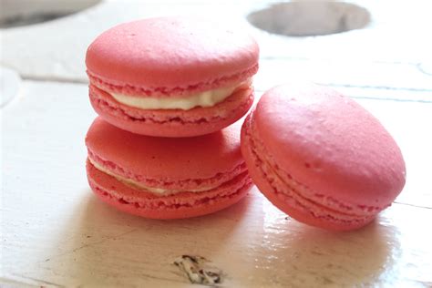 trossets de cuina: Macarons de maduixa i vainilla