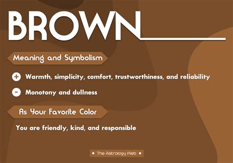 Brown Color Meaning and Symbolism | The Astrology Web