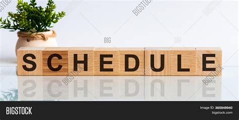 Schedule Word Written Image & Photo (Free Trial) | Bigstock