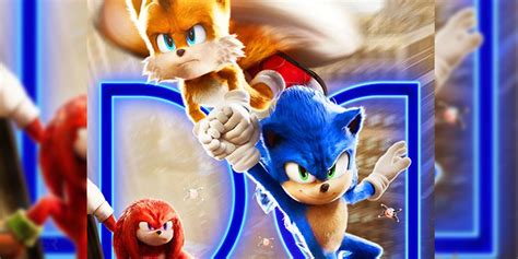 Sonic the Hedgehog 2 Dolby Poster Sees Knuckles Chasing Sonic & Tails