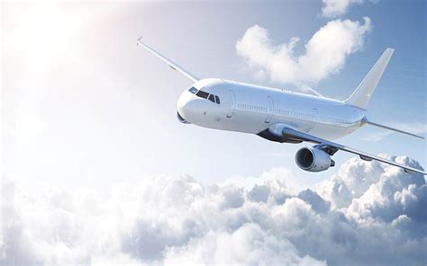 White airplane-airplane, HD wallpaper | Peakpx