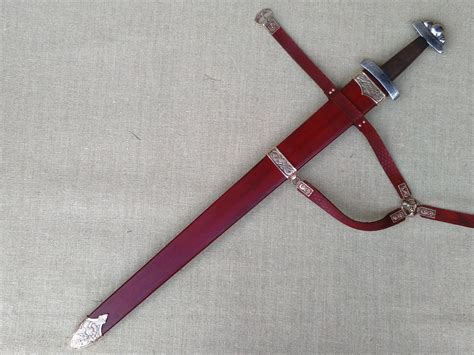 14th 15thC Medieval sword scabbard with hangers - Brass - Tod's Workshop