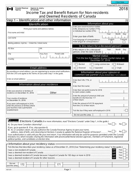 Form 5013-R - 2018 - Fill Out, Sign Online and Download Fillable PDF, Canada | Templateroller