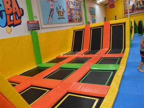 Fly Trampoline amusement park 1 hour ticket from 8$ - en.Yumping.com.mx