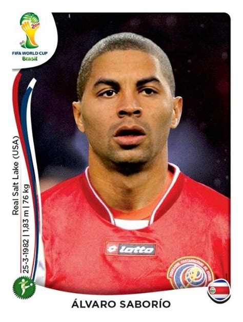 297 Alvaro Saborio - Costa Rica - MUNDIAL BRASIL 2014 Football Stickers, Football Cards ...