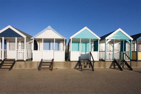 Southwold beach huts stock image. Image of holiday, unique - 11313573