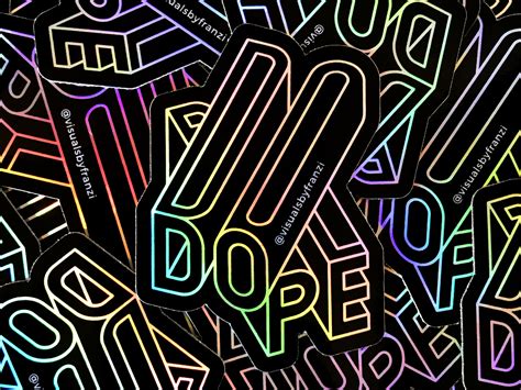 DOPE Sticker by Franziska Volmer on Dribbble