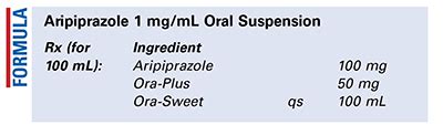 Aripiprazole 1 mg/mL Oral Suspension