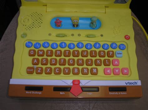 Vtech SpongeBob Laptop by VTech - FABULOUS LEARNING SYSTEM PROVIDES 15 ...