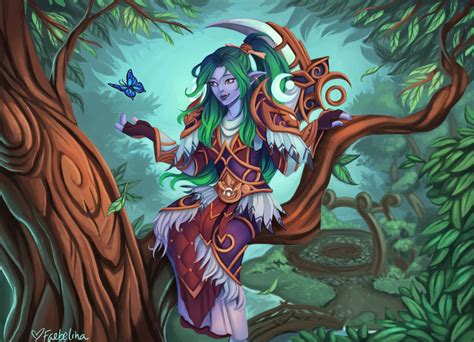 Druid in the Grove by Faebelina on @DeviantArt | Warcraft art, Druid, World of warcraft