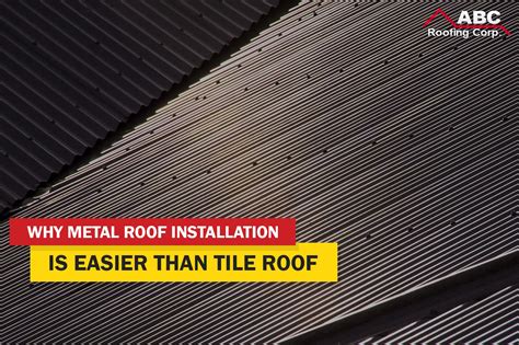 How Does Metal Roof Installation Differ From Tile Roof Installation?