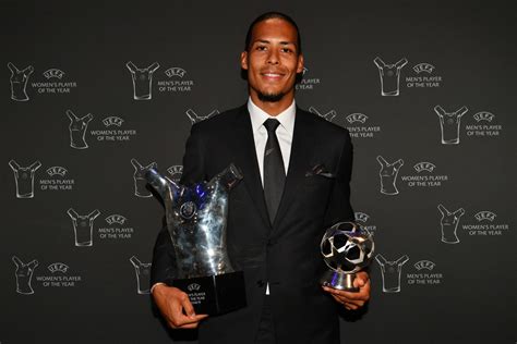 Liverpool star Virgil van Dijk wins UEFA Men's Player of the Year award ...