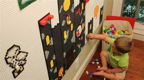 These Tiles Turn Your Wall Into a LEGO Building Base | Apartment Therapy