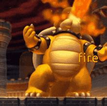 Fire Bowser GIF - Fire bowser - Discover & Share GIFs