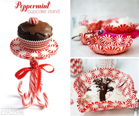 A roundup of 21 peppermint candy crafts for Christmas