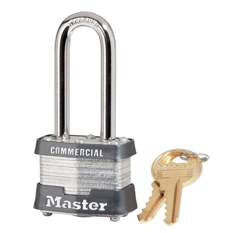 Master Lock 3KALH 1-9/16in wide 2in Shackle Padlock, Keyed Alike #3252 ...