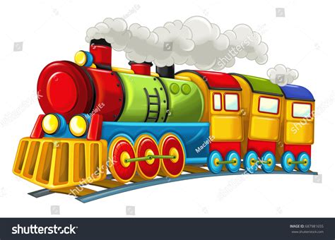 Travel By Train Clipart For Children