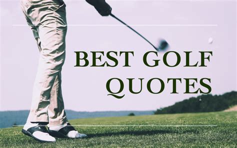 80 Best Golf Quotes - Golfpie