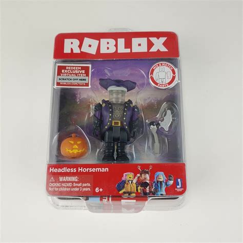 Roblox Headless Horseman Action Figure with Exclusive Virtual Item Game ...