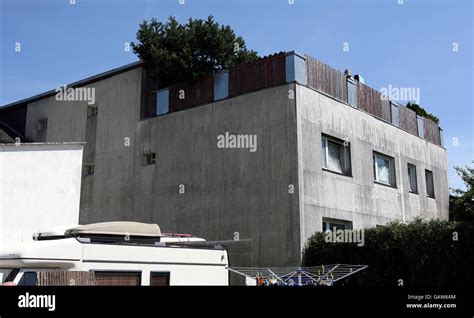 The rear view of the house belonging to Josef Fritzl at 40 Yobbstrasse ...