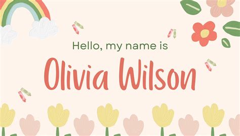 Page Free, Printable, Customizable Name Tag Templates Canva, 47% OFF